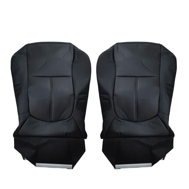 DURAFORCE For 2011-2016 Ford F250 F350 Lariat Driver Passenger Bottom Leather Seat Cover
