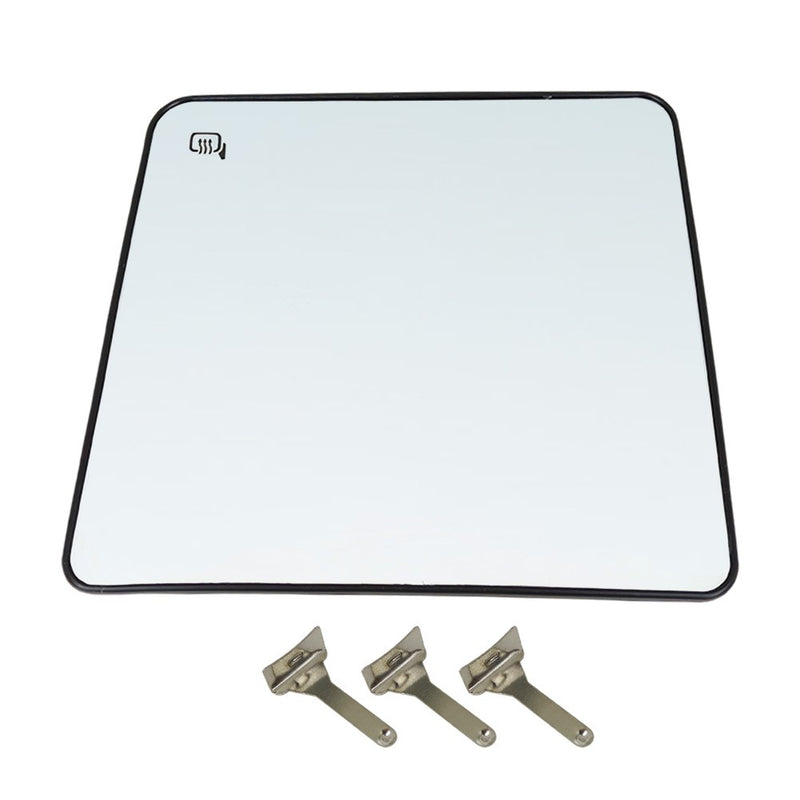 Tow Mirror Glass Upper Heated Driver Left for Ford Super Duty F250 2012 2016