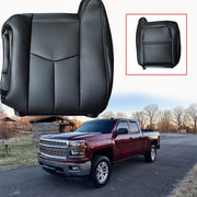 DURAFORCE For 2003-2006 Chevy Silverado Avalanche Driver Top Leather Seat cover Dark Gray