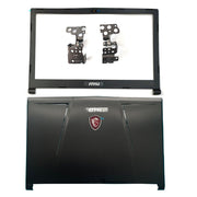 DURAFORCE New For MSI GE63 Raider RGB MS-16P5 Top LCD Back Cover+Front Bezel+Screen Hinges
