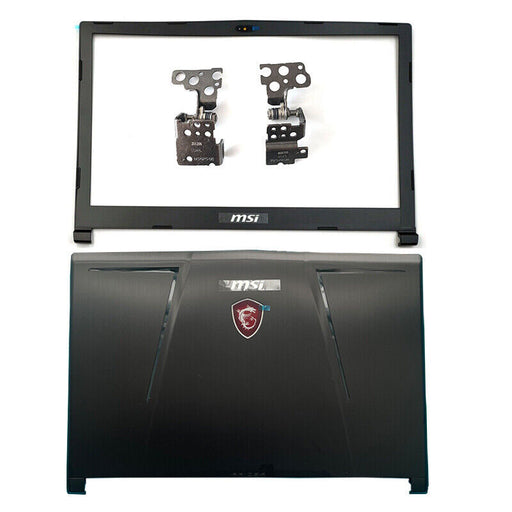 DURAFORCE New For MSI GE63 Raider RGB MS-16P5 Top LCD Back Cover+Front Bezel+Screen Hinges