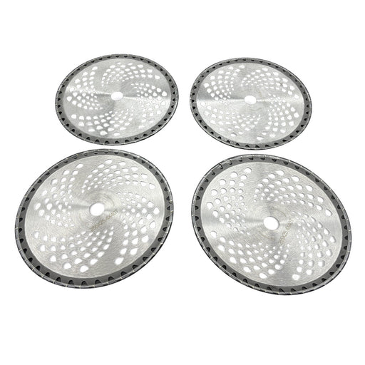 DURAFORCE 4 Pack Carbide Tip 10 Inch 40T Brush Cutter Blade Trimmer Blades for Weed Eater