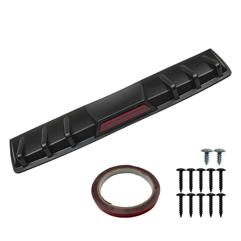 DURAFORCE For Infiniti G37 G35 Sedan Rear Bumper Diffuser 6 Shark Fin Splitter Lip Spoiler