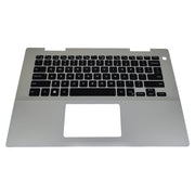 DURAFORCE Silver Palmrest For Dell Inspiron 5482 5491 Keyboard w/Backlit Upper Case 041KVJ