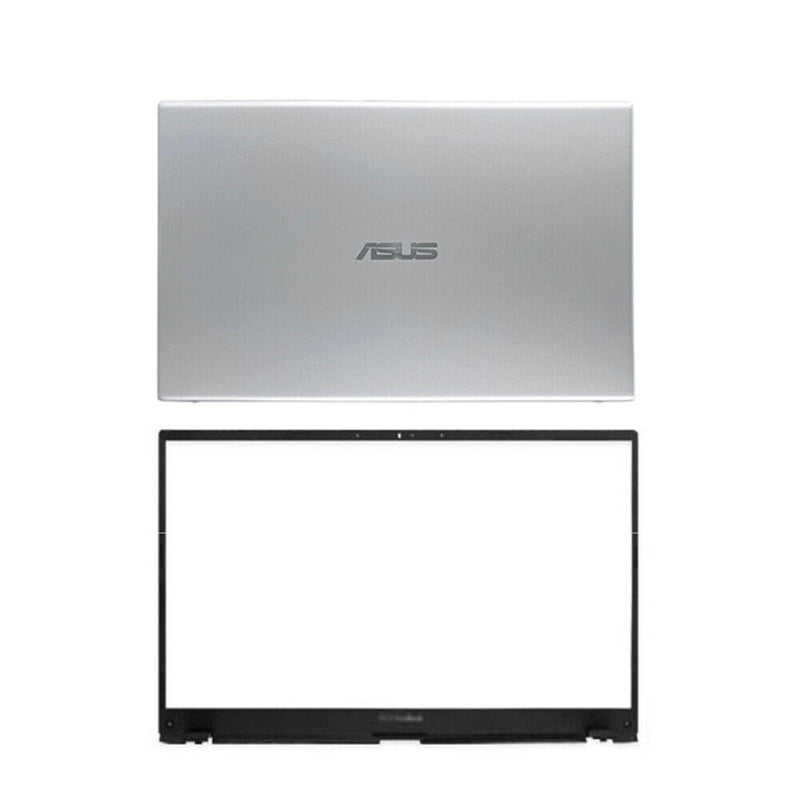 LCD Back Cover Front Bezel Hinges Silver for ASUS VivoBook X512 X512U