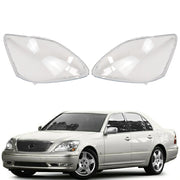 DURAFORCE Left & Right Front Headlight Lens Headlamp Cover For Lexus LS430 2004-2006