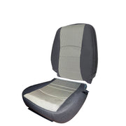 DURAFORCE Driver Bottom & Top Cloth Seat Cover Gray For 2009-2012 Dodge Ram 1500 2500 3500
