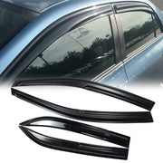DURAFORCE M Style Window Visors Sun Rain Guards For 2009-2013 Toyota Corolla Sedan
