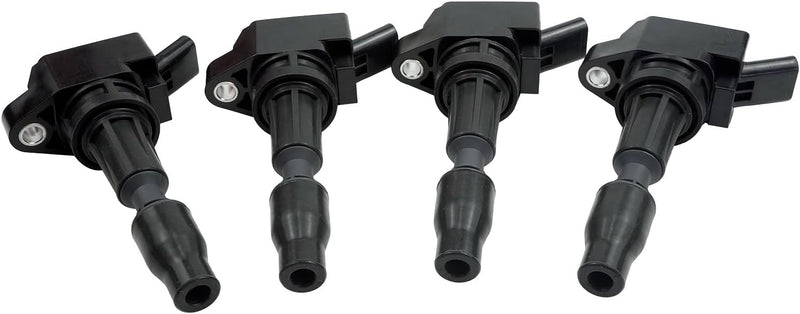 DURAFORCE 4 Ignition Coils Pack UF764 and Iridium Spark Plugs for K-ia Optima 2L 2.4L