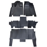 DURAFORCE 4PCS For 2008-2020 Dodge Grand Caravan 2008-2016 Town & Country 3D Floor Mat TPE