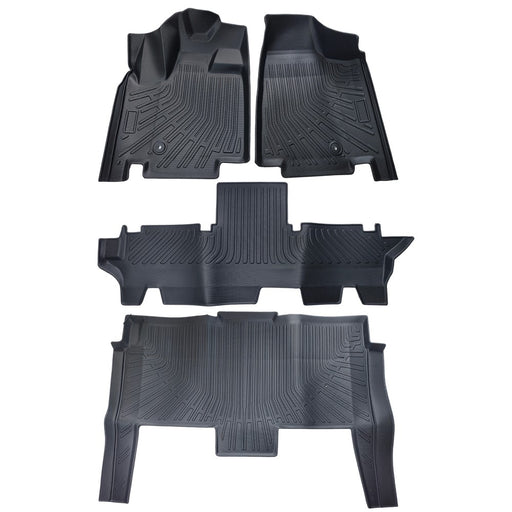 DURAFORCE 4PCS For 2008-2020 Dodge Grand Caravan 2008-2016 Town & Country 3D Floor Mat TPE