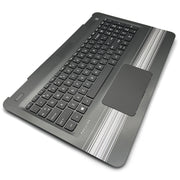 DURAFORCE For HP Pavilion 15-AW 15-AU023CL 15-AU Palmrest Keyboard Non-Backlit 856026-001