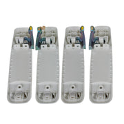 DURAFORCE Set of 4 Bright White Door Handles For Dodge Ram 1500 2500 3500 2012-2018