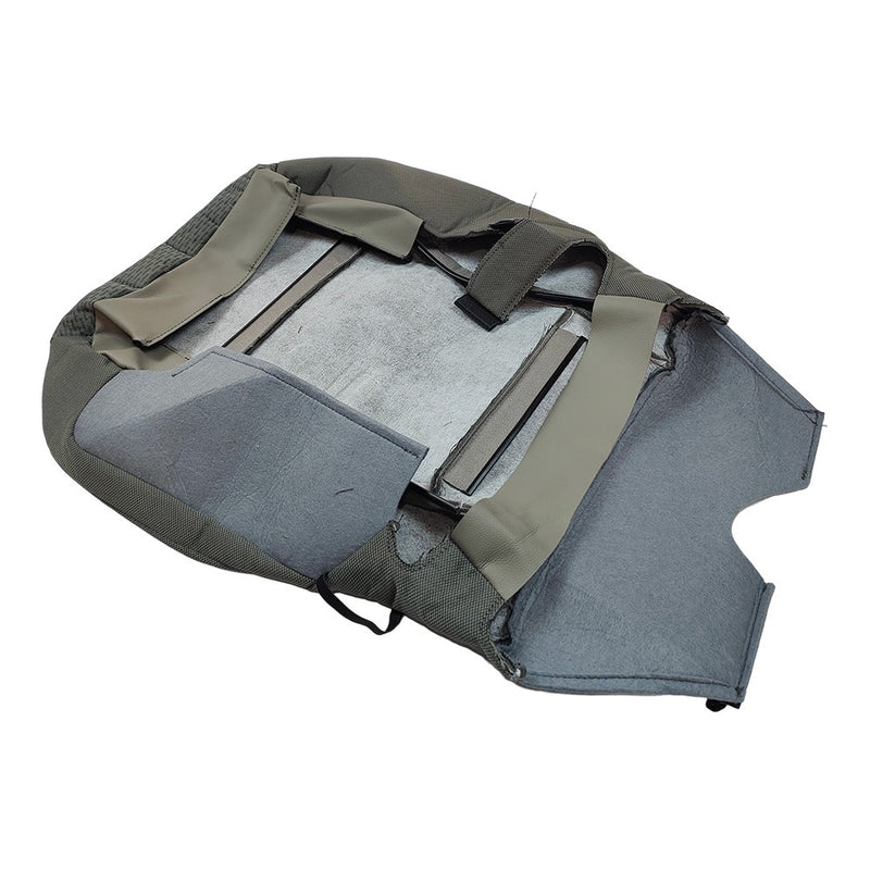 DURAFORCE Driver Passenger Bottom&Top Cloth Seat Cover Gray For Ford F150 XLT 2015-2020