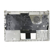 DURAFORCE Silver Palmrest Keyboard For HP 14-DQ 14-FQ0110WM 14s-dq 14s-fq 14-FQ L88200-001
