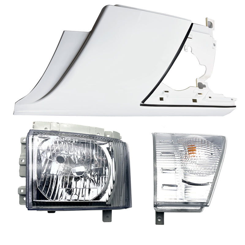 DURAFORCE Side Panel Turn Signal Lamp Headlight For ISUZU NPR NQR NRR 08-20 Passenger side