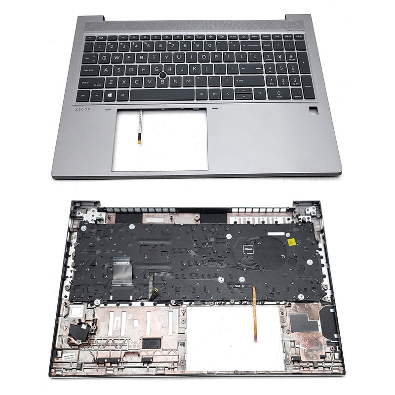 DURAFORCE New 15.6in Gray Palmrest Backlit Keyboard For HP ZBook Firefly 15 G8 M35847-001