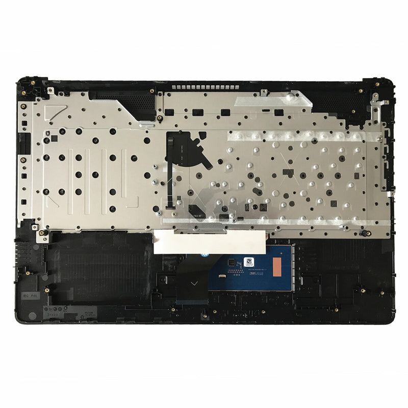 DURAFORCE New Palmrest Keyboard BL 73H0 Touchpad For HP 17-BY 17-CA L48409-001 Matte Black