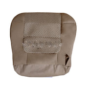 DURAFORCE New For 2001-03 Ford F150 XLT Driver Bottom Cloth Seat Cover Med Parchment Tan