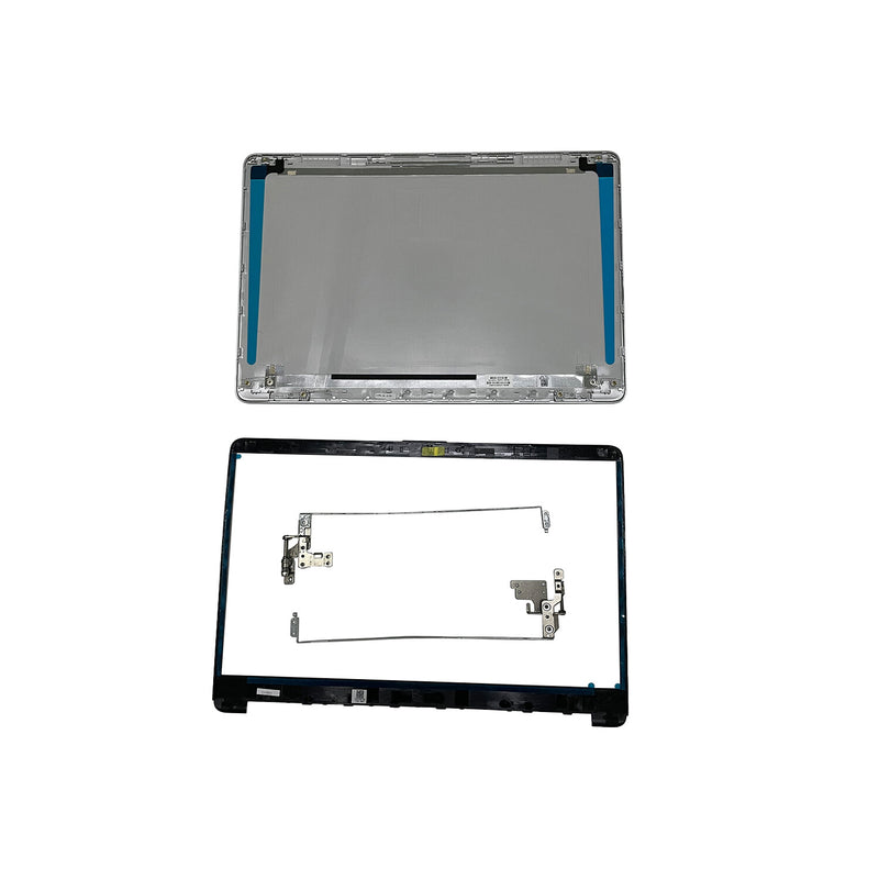 DURAFORCE New For HP 15-DW 15-dw1083wm Top Back Cover & Bezel Hinges Silver L52012-001 US