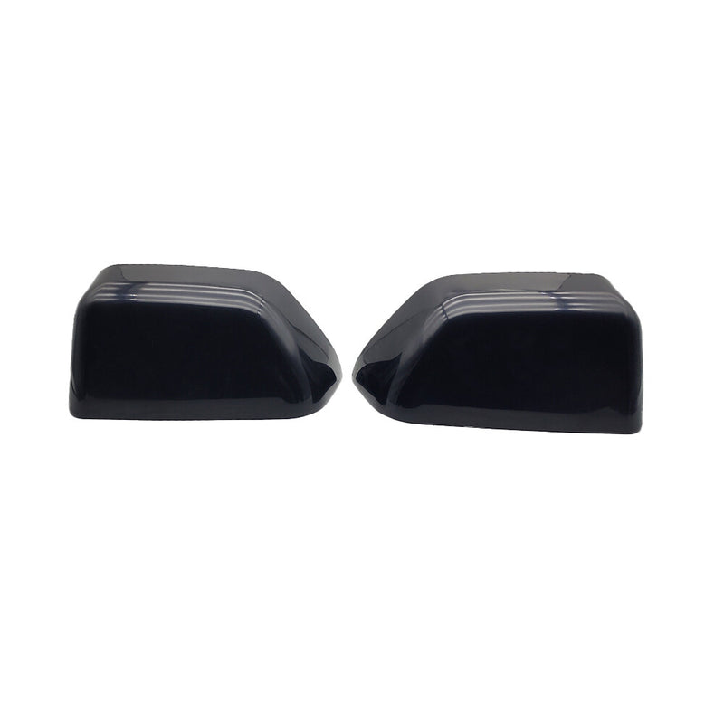 DURAFORCE Black Mirror Cover Cap Set LH & RH For 2017-2022 Ford Super Duty F250 F350 F450