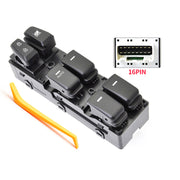DURAFORCE Front Left Driver Side Master Power Window Switch For 2011-2015 Hyundai Sonata