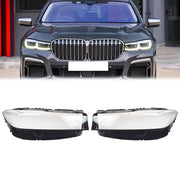 DURAFORCE For 2019-2022 BMW 7 Series G11 G12 New A Pair Headlight Lens Clear Cover Shell