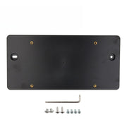 DURAFORCE Rear License Plate Tag Holder Mounting Bracket For AUDI A3 A4 S4 A5 S5 Q5 Black