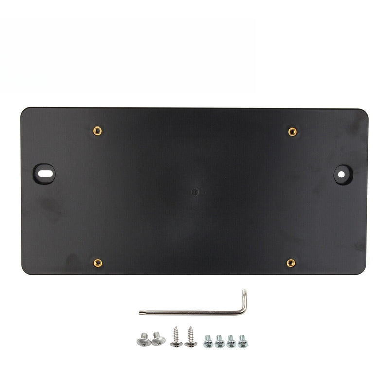 DURAFORCE Rear License Plate Tag Holder Mounting Bracket For AUDI A3 A4 S4 A5 S5 Q5 Black