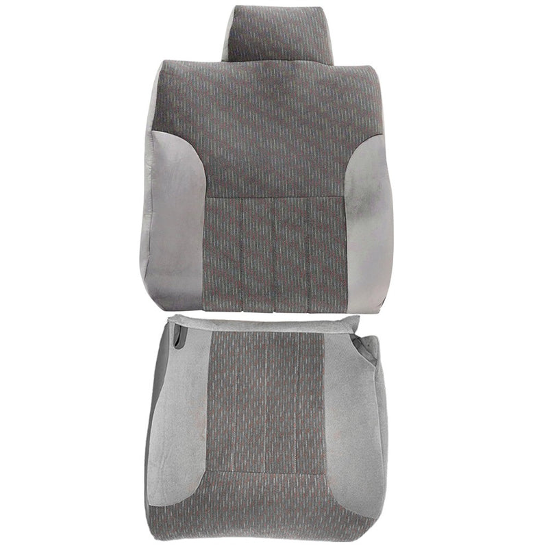 DURAFORCE Driver Bottom & Top Back Seat Cover Gray For 1994 1995-1997 Dodge Ram 1500 2500
