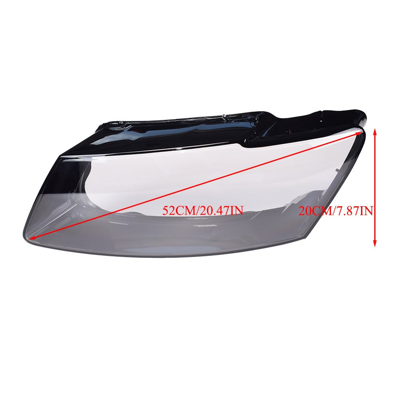 DURAFORCE Headlight Headlamp Lens Cover For Audi Q5 2013 2014 2015 2016 2017 Left & Right