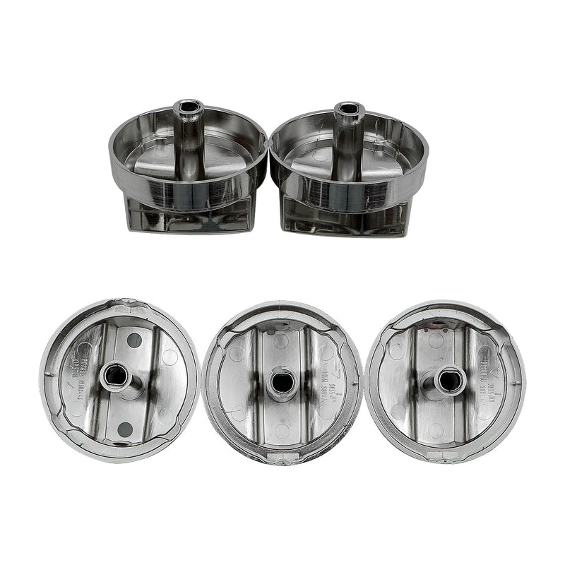 DURAFORCE Stove Cooktop Knob WB03X29300 for GE Gas Range JGP3030SL1SS JGP3030SL2SS 5Pcs