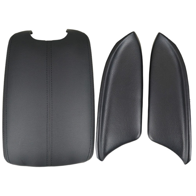 DURAFORCE Car Center Console Cover Front Door Panels Armrest Black for Honda Accord 08-12