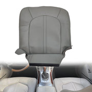 DURAFORCE Front Driver Bottom Top Leather Seat Cover Gray For 2008 - 2013 Cadillac CTS