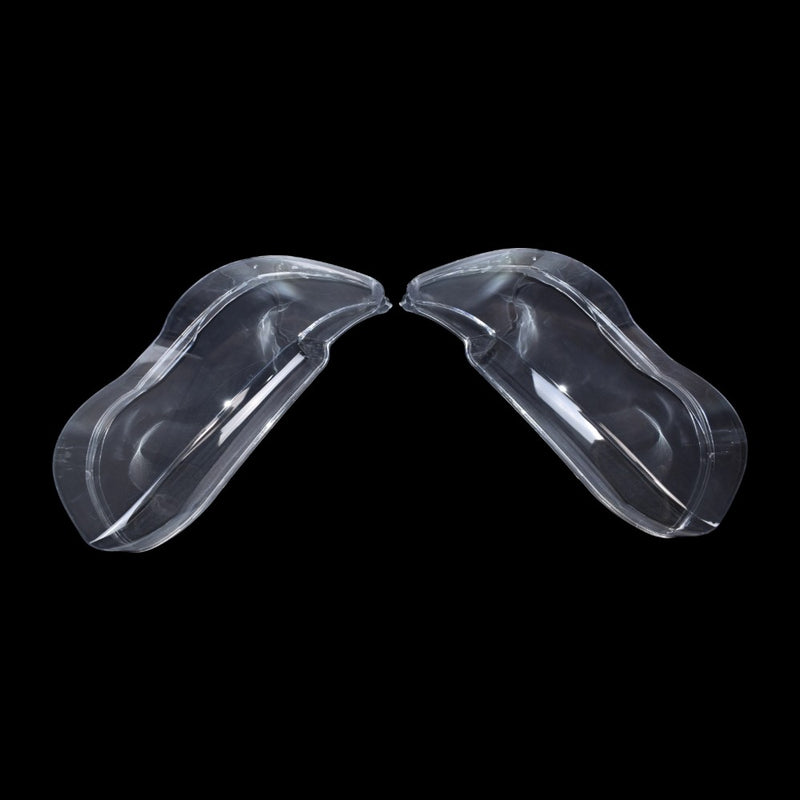 DURAFORCE Left Right Clear Headlight Headlamp Lens Cover For BMW 7 Series E65 E66 2002-05