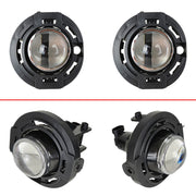 DURAFORCE For 15-23 Dodge Challenger Bumper Fog Lights Driving Lamps Pair w/Wiring Switch