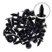 DURAFORCE 50x Bumper Fastener Rivet Clips Fender Shield Retainer Push Pin For Ford