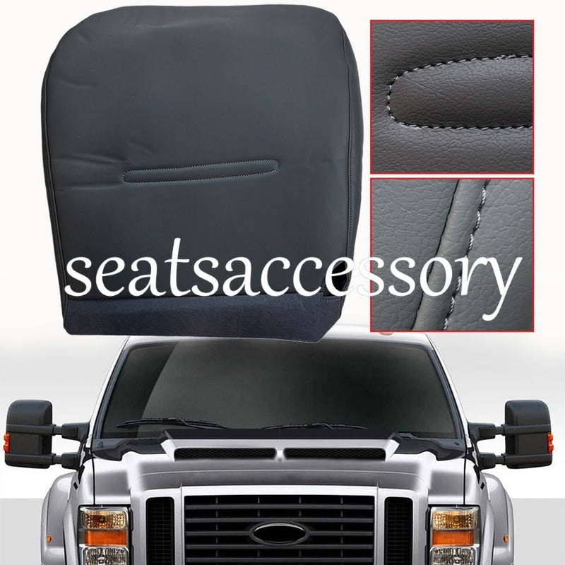 DURAFORCE For Ford F250 F350 F450 XL Super Duty 2001 - 2007 Driver Bottom Seat Cover Gray
