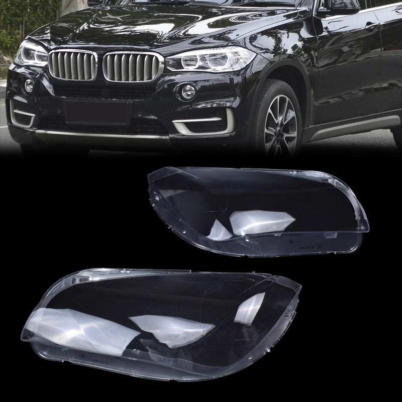 DURAFORCE Clear Headlight Lens Replace Cover For BMW X1 E84 2010-2015 Left Right Side