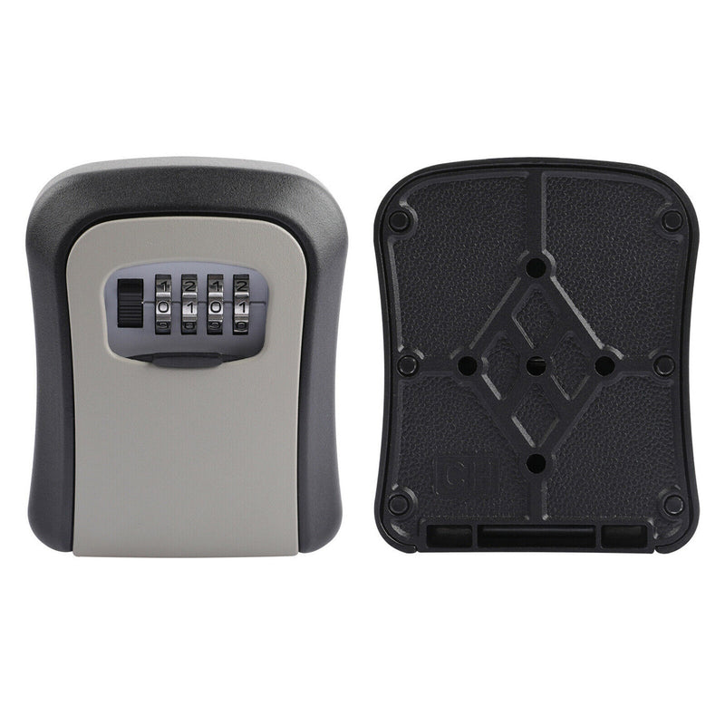 DURAFORCE 4 Digit Key Safe Lock Box Combination Wall Mount Security Storage Case Organizer