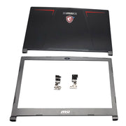DURAFORCE New For MSI GE63 Raider RGB MS-16P5 Top LCD Back Cover+Front Bezel+Screen Hinges