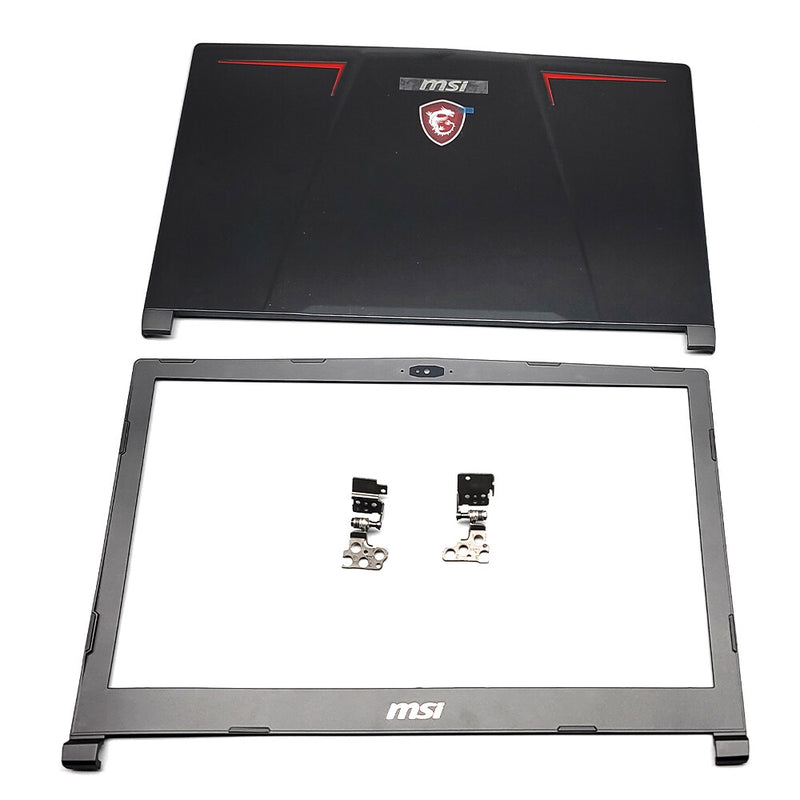 DURAFORCE New For MSI GE63 Raider RGB MS-16P5 Top LCD Back Cover+Front Bezel+Screen Hinges