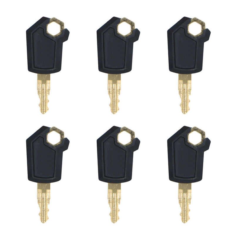 DURAFORCE 6PCS Ignition Keys 5P8500 For Caterpillar Heavy Equipment Replace 5P8500 Key