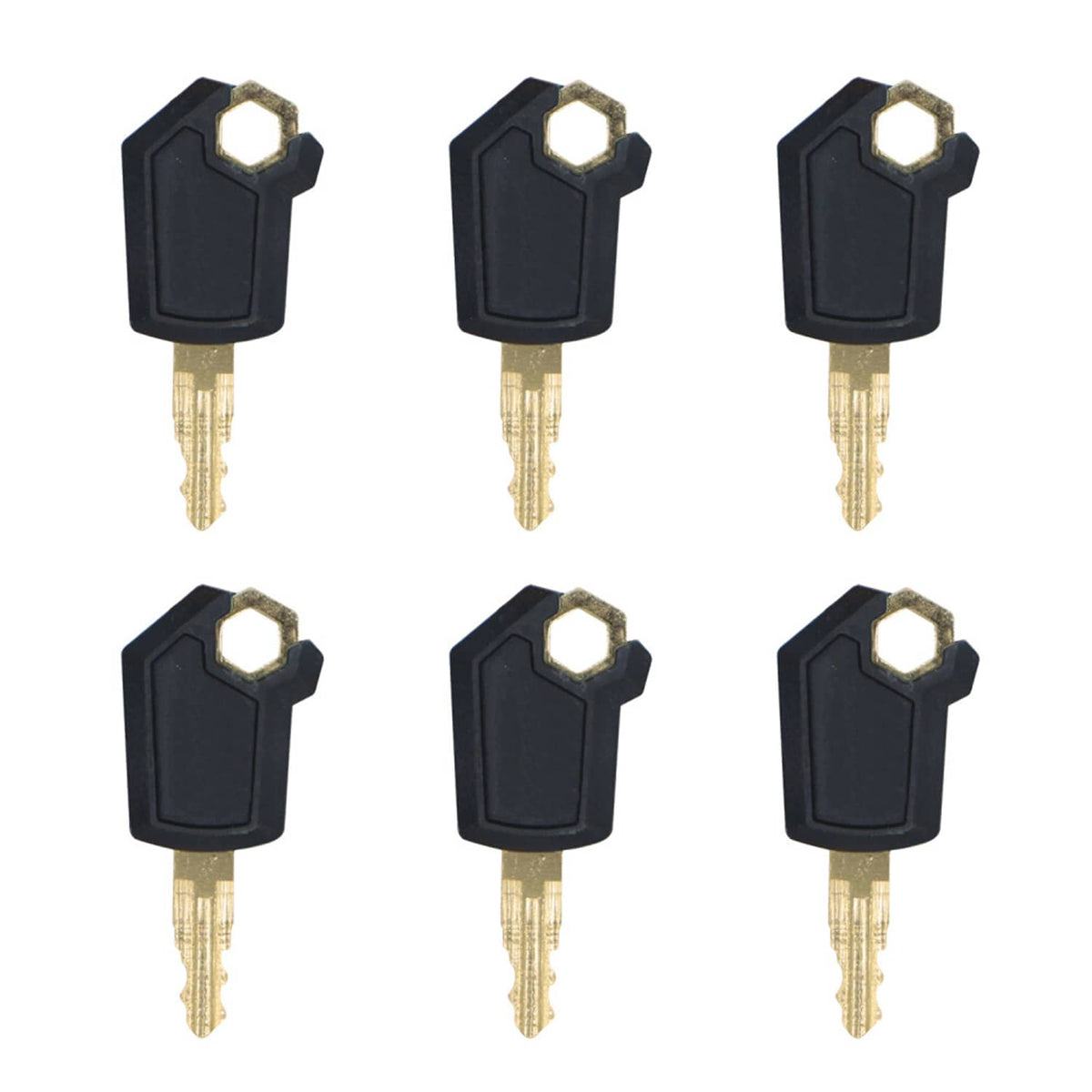 6PCS Ignition Keys 5P8500 For Caterpillar Heavy Equipment Replace 5P85 ...