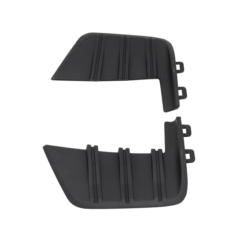 DURAFORCE 2PCS Front Bumper Cover Trim Molding Fit For 2019 2020-2022 Chevy Silverado 1500
