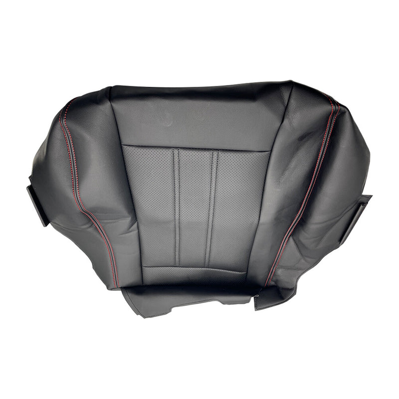 DURAFORCE Driver Bottom Leather Seat Cover Red Seam For 2008-2020 Dodge Grand Caravan