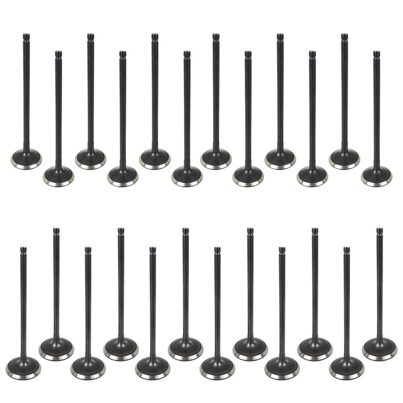 DURAFORCE 24pcs Intake&Exhaust Valves Fit For 2002-2010 Honda Odyssey 3.5L Accord 3.0L