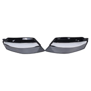 DURAFORCE 2PCS Left & Right For 2009-2012 Audi A4 Headlamp Cover Headlight Lens Cover