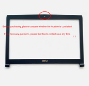DURAFORCE New LCD Back Cover+Front Bezel For MSI GL72 GP72 MS-1795 MS-1796 MS-1799 MS-179B