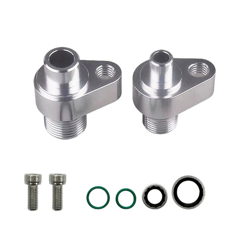 DURAFORCE LS Swap AC Compressor Adapter Fittings For Denso 10S17F & 10S20F
